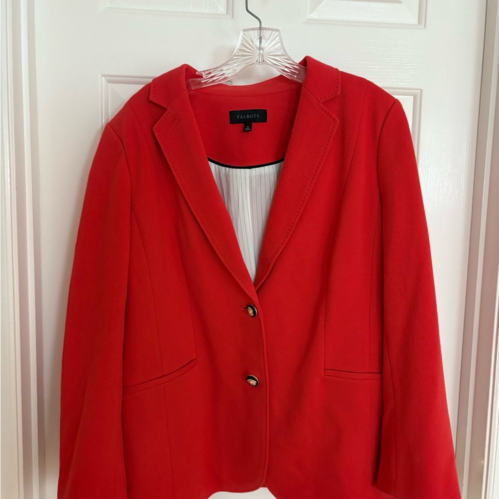 Talbots Vibrant Red Women's Blazer